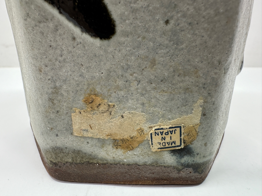 Shoji Hamada (1894-1978, Japanese) Original Studio Pottery Hexagonal Brush Holder / Vase Vintage 1972 4'W X 7.75'H - Started The Mingei (Folk-Art) Movement In Japan - Declared A 'Living National Treasure' In 1955 Estimate $7,000-$10,000 [Photo 10]