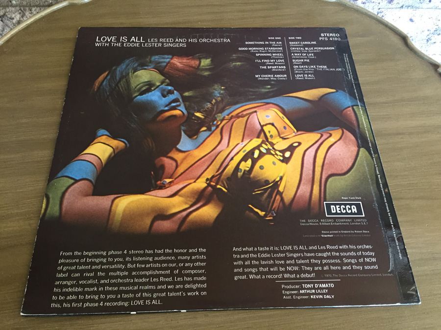 Les Reed And His Orchestra ‎- Love Is All - Decca ‎- PFS 4180 [Photo 2]