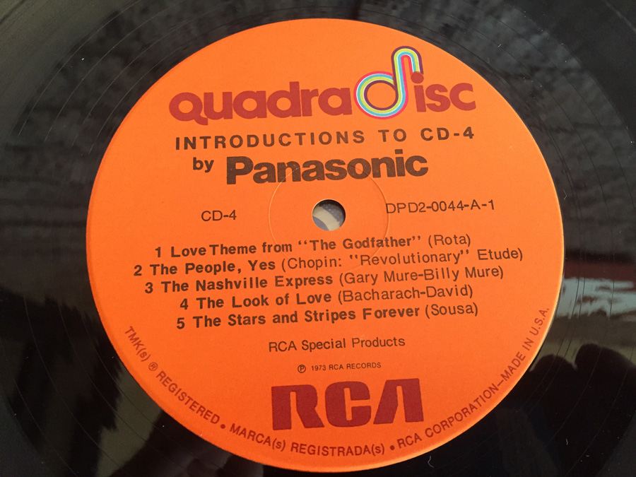 Introductions To CD-4 - Quadradisc- Panasonic - DPD2-0044 [Photo 6]