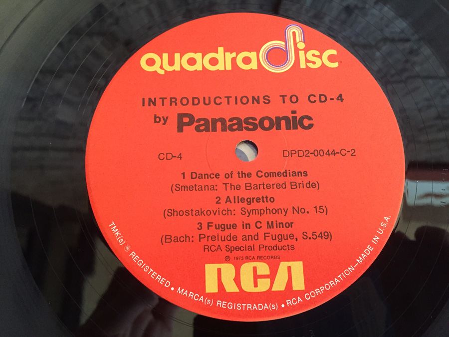 Introductions To CD-4 - Quadradisc- Panasonic - DPD2-0044 [Photo 12]