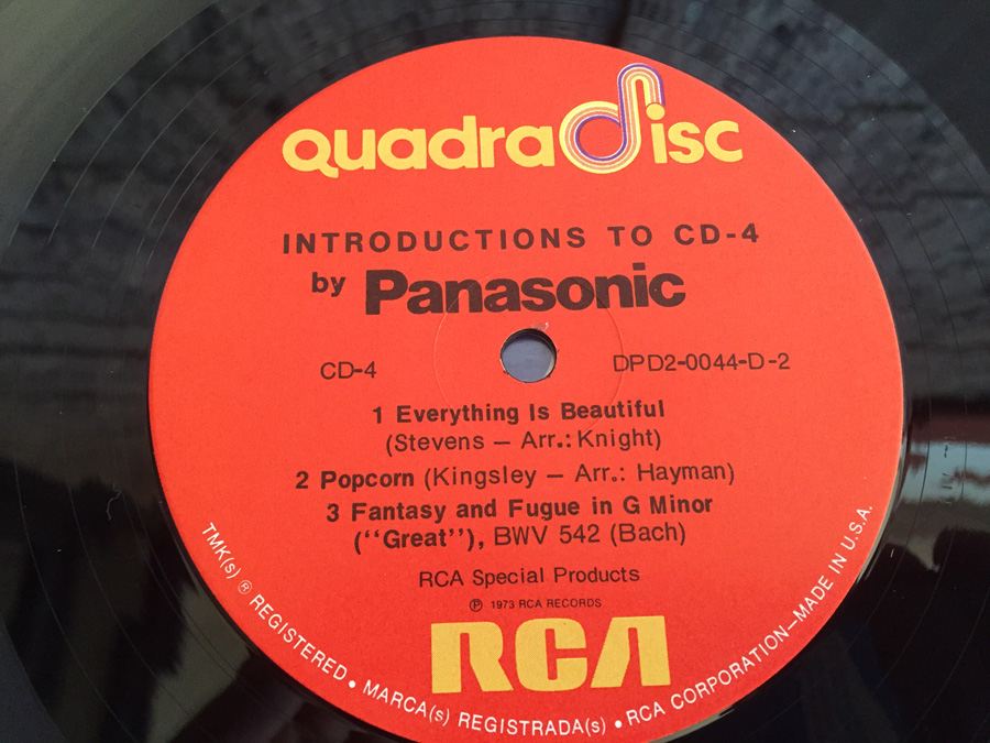 Introductions To CD-4 - Quadradisc- Panasonic - DPD2-0044 [Photo 10]