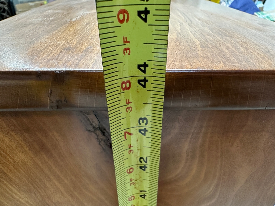 Vintage Japanese Small Wooden Secretary Desk 30.5'W X 13'D X 44'H [Photo 8]