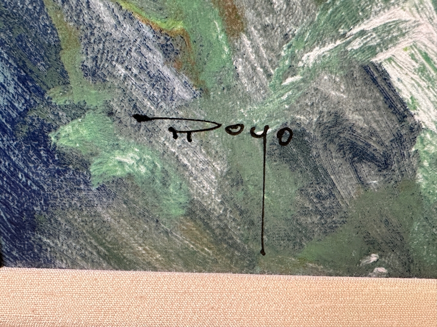 Jose Royo (B. 1941, Spanish) Limited Edition Serigraph Titled 'El Paseo' 24' X 35' Framed 42' X 49' Hand Signed And Numbered 145 Of 235 (Panel Edition) Retailed For $6,500 [Photo 6]