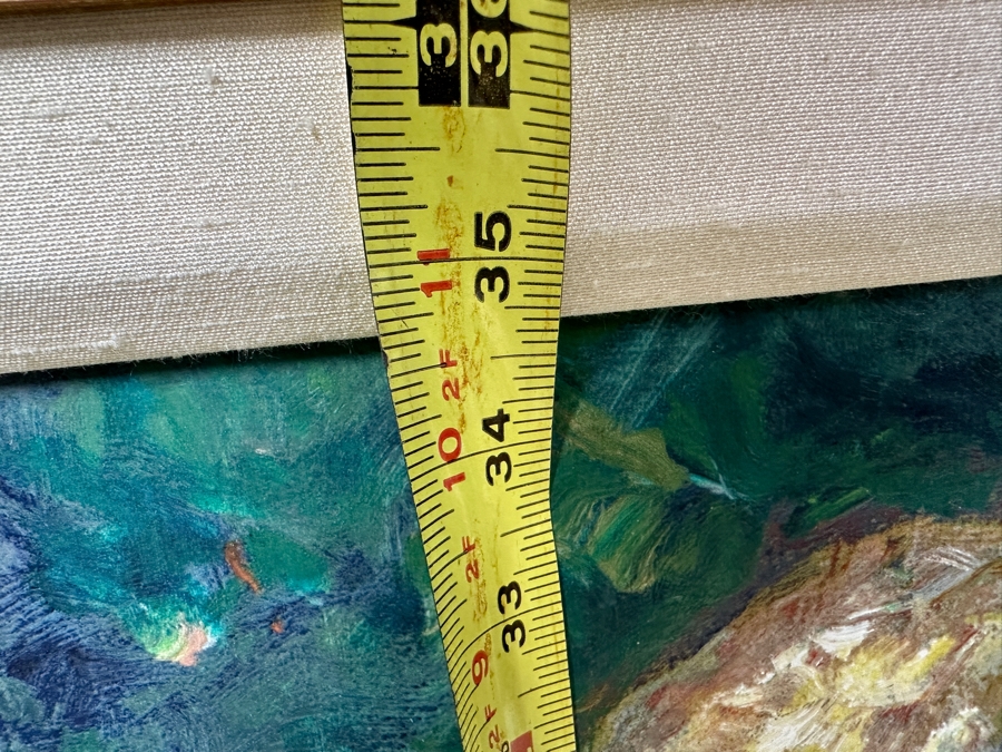 Jose Royo (B. 1941, Spanish) Limited Edition Serigraph Titled 'El Paseo' 24' X 35' Framed 42' X 49' Hand Signed And Numbered 145 Of 235 (Panel Edition) Retailed For $6,500 [Photo 9]