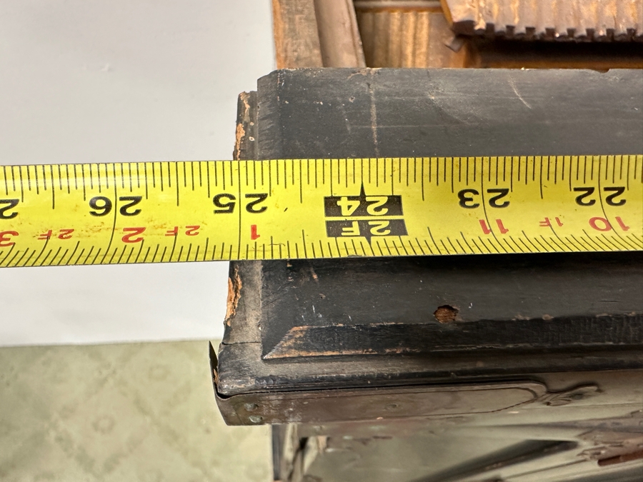 Antique Japanese Wooden Buddhist Altar Butsudan Complete With Gilt Wooden Buddha, Bells and Stands - See Photos For Details 25'W X 20'D X 52'H [Photo 28]