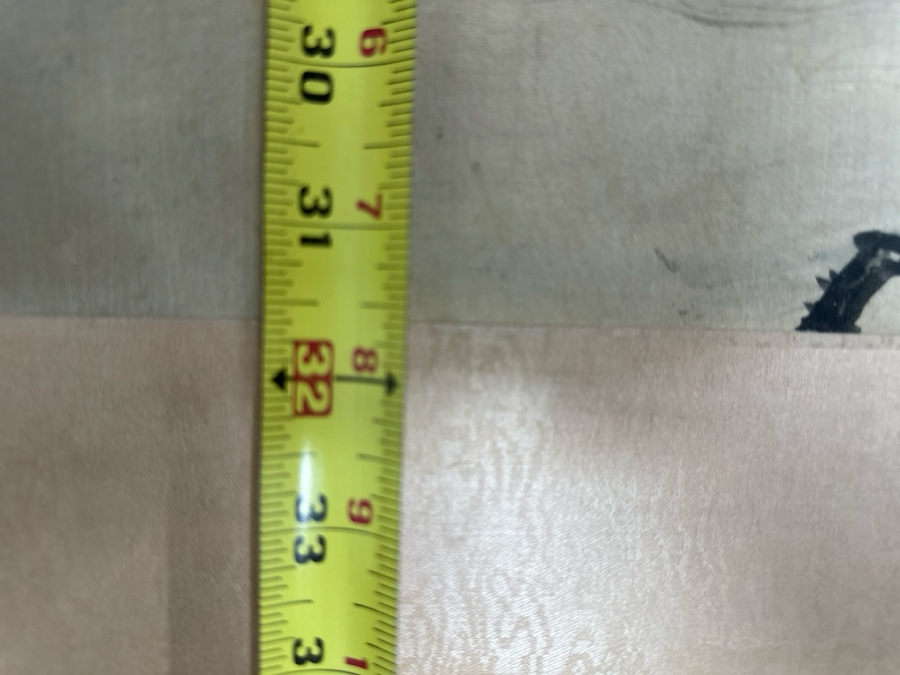 Vintage Asian Original Scroll Painting 15'W X 32'L
 [Photo 13]