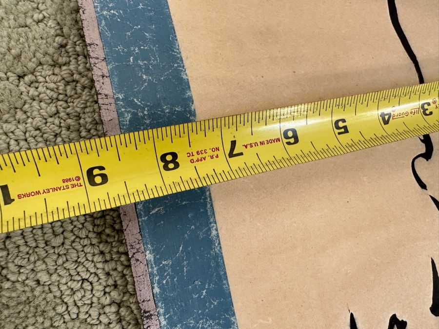 Vintage Japanese Ink Calligraphy Scroll Painting Kakejiku 7.5'W X 43'L [Photo 10]