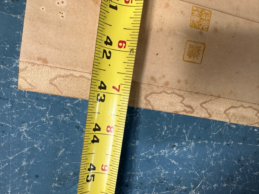 Vintage Japanese Ink Calligraphy Scroll Painting Kakejiku 7.5'W X 43'L [Photo 11]