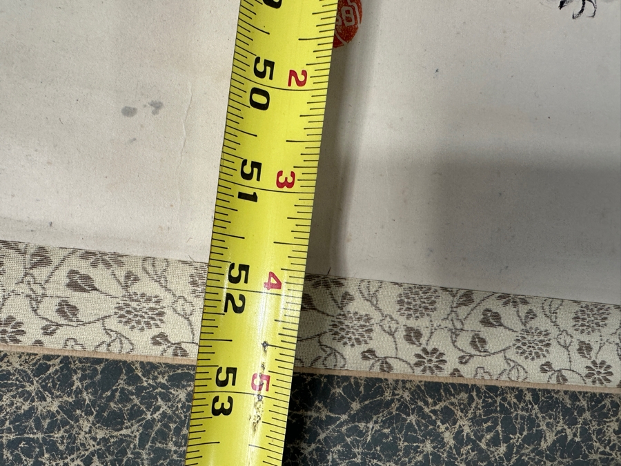 Vintage Japanese Original Scroll Painting 13.5'W X 52'L [Photo 19]