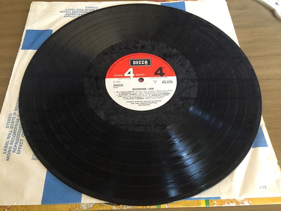 Ronnie Aldrich And his Two Pianos With London Festival Orchestra, The ‎- Destination Love - Decca ‎- PFS 4179 [Photo 3]