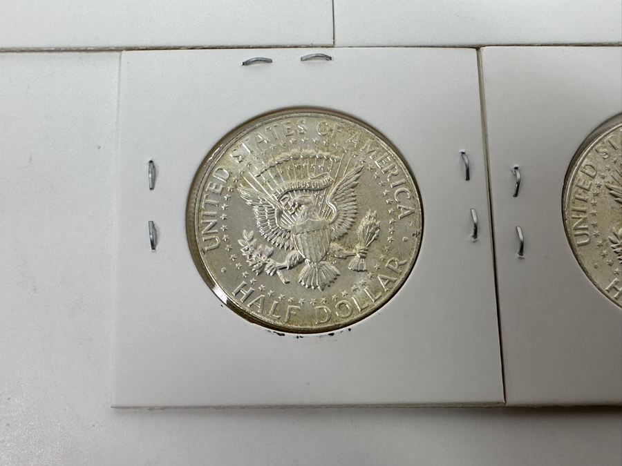 Just Added - (5) 1964 Uncirculated Silver Kennedy Half Dollars - Ready For Grading [Photo 11]