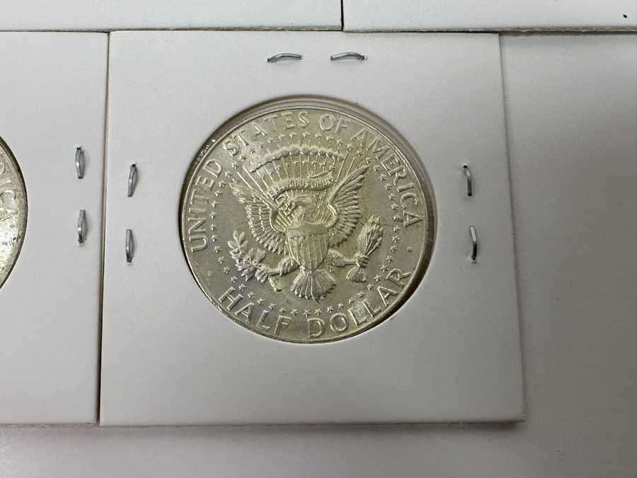 Just Added - (5) 1964 Uncirculated Silver Kennedy Half Dollars - Ready For Grading [Photo 12]