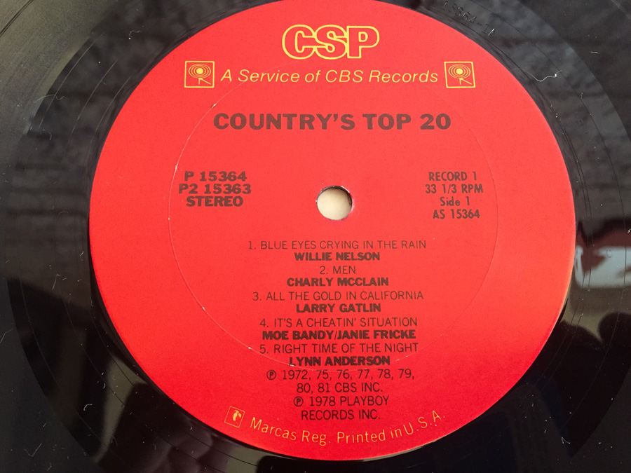 Country's Top Twenty - CBS Records - AS 15364 [Photo 4]