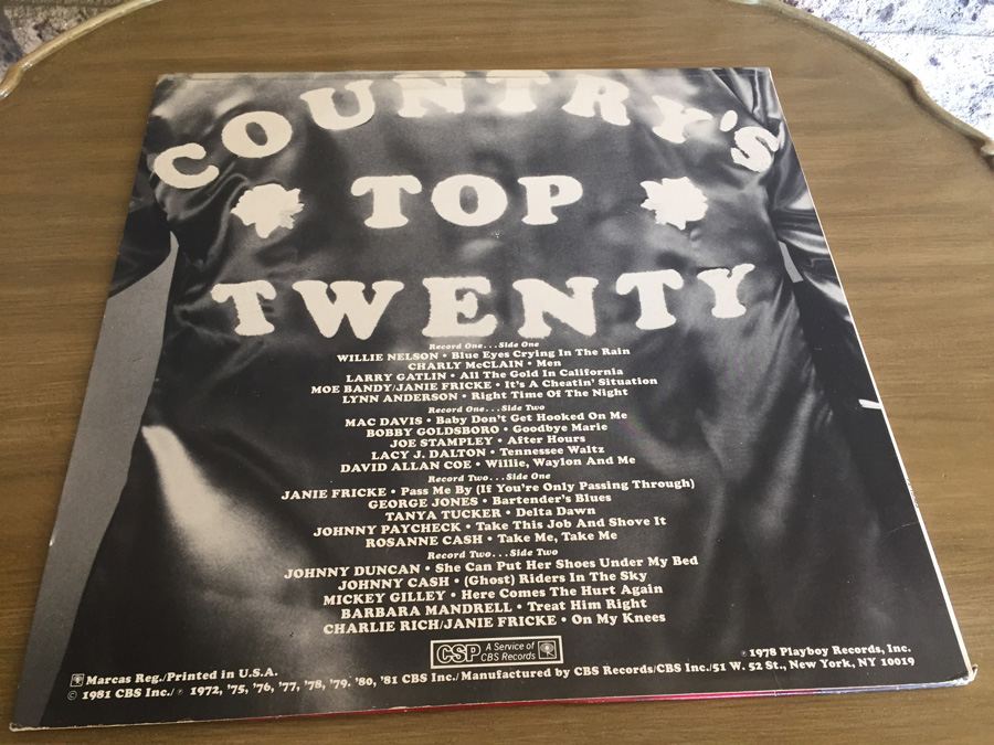 Country's Top Twenty - CBS Records - AS 15364 [Photo 2]