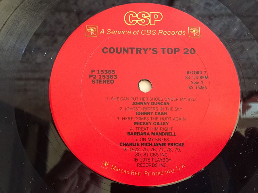 Country's Top Twenty - CBS Records - AS 15364 [Photo 10]