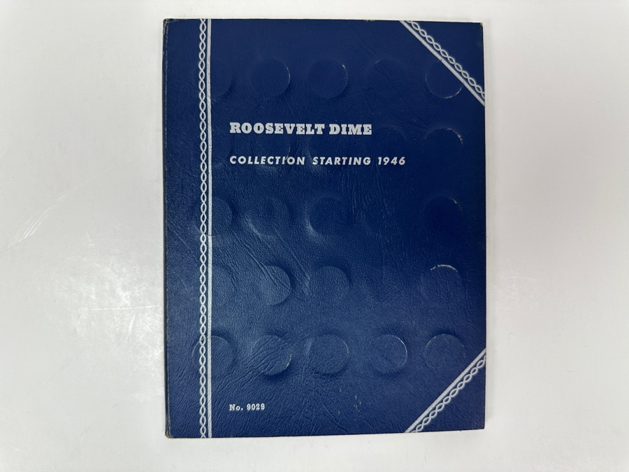 Just Added - Collection Of (48) Silver Roosevelt Dimes From 1946-1964 And (6) Clad Roosevelt Dimes In Whitman Coin Folder - (54) Total Roosevelt Dimes [Photo 8]