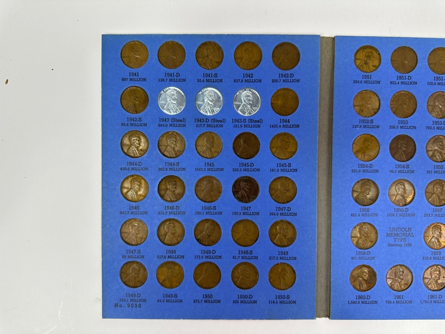 Just Added - Complete Lincoln Head Cent Penny Collection Starting From 1941-1974 [Photo 2]