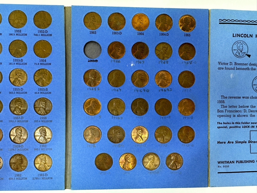 Just Added - Complete Lincoln Head Cent Penny Collection Starting From 1941-1974 [Photo 9]