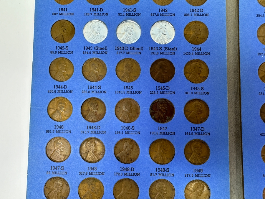 Just Added - Complete Lincoln Head Cent Penny Collection Starting From 1941-1974 [Photo 4]