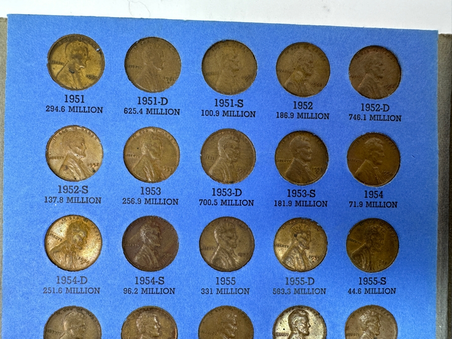 Just Added - Complete Lincoln Head Cent Penny Collection Starting From 1941-1974 [Photo 7]