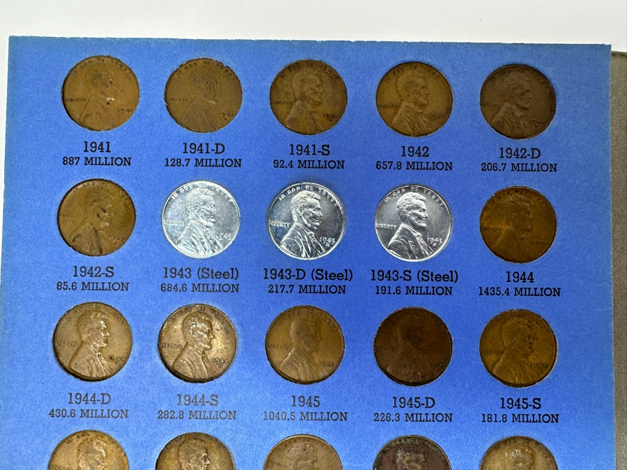 Just Added - Complete Lincoln Head Cent Penny Collection Starting From 1941-1974 [Photo 3]