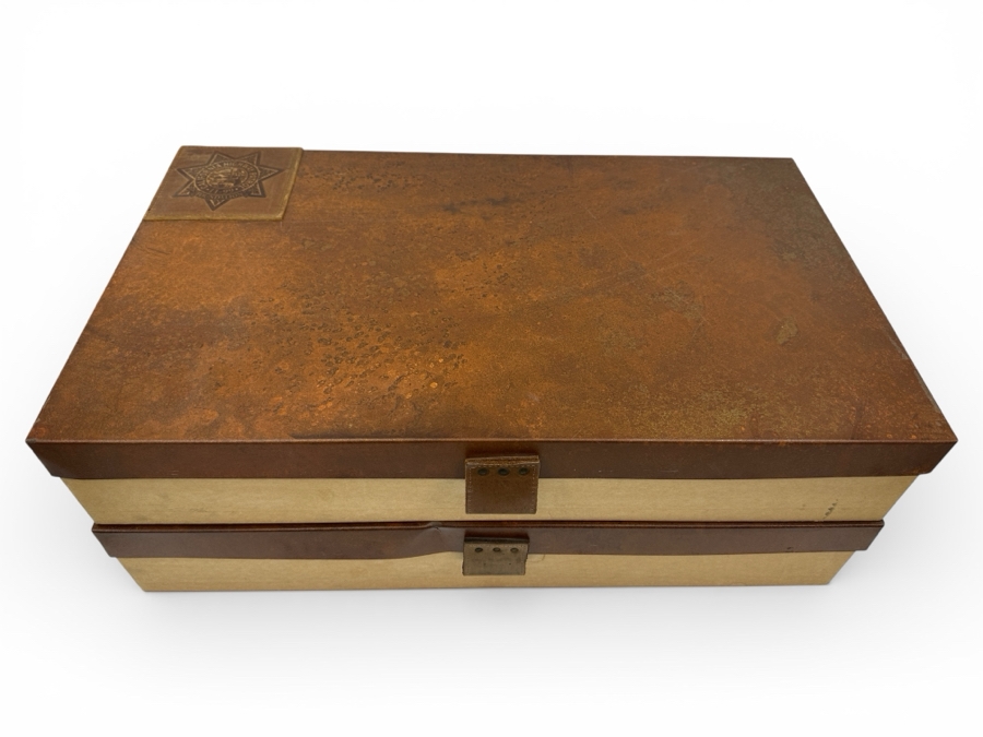 Just Added - Pair Of California Highway Patrol Boxes With Metal Lids 24.5'W X 14'D X 4'H [Photo 2]