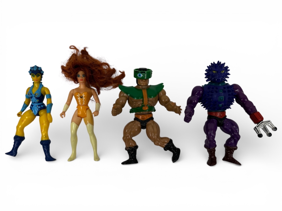 Just Added - (4) Vintage Mattel Masters Of The Universe (MOTO) Action Figures
