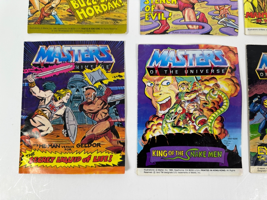 Just Added - (12) Vintage Masters Of The Universe Comic Books Collection Featuring He-Man And Skeletor In Various Adventures And Battles [Photo 6]