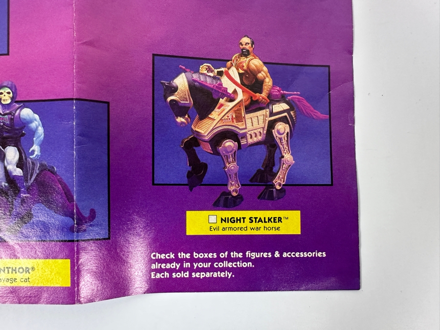 Just Added - Vintage 1985 Masters Of The Universe Double-Sided Poster Catalog Featuring The Collection Of MOTO Action Figures And Vehicles [Photo 12]