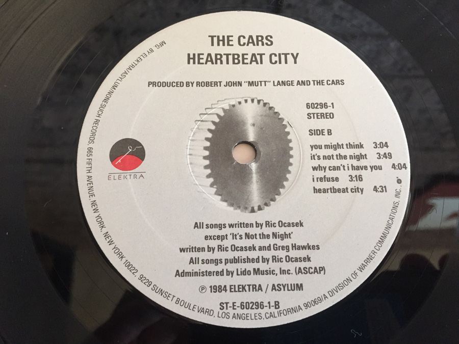 Cars, The ‎- Heartbeat City - Elektra ‎- 60296-1 [Photo 10]