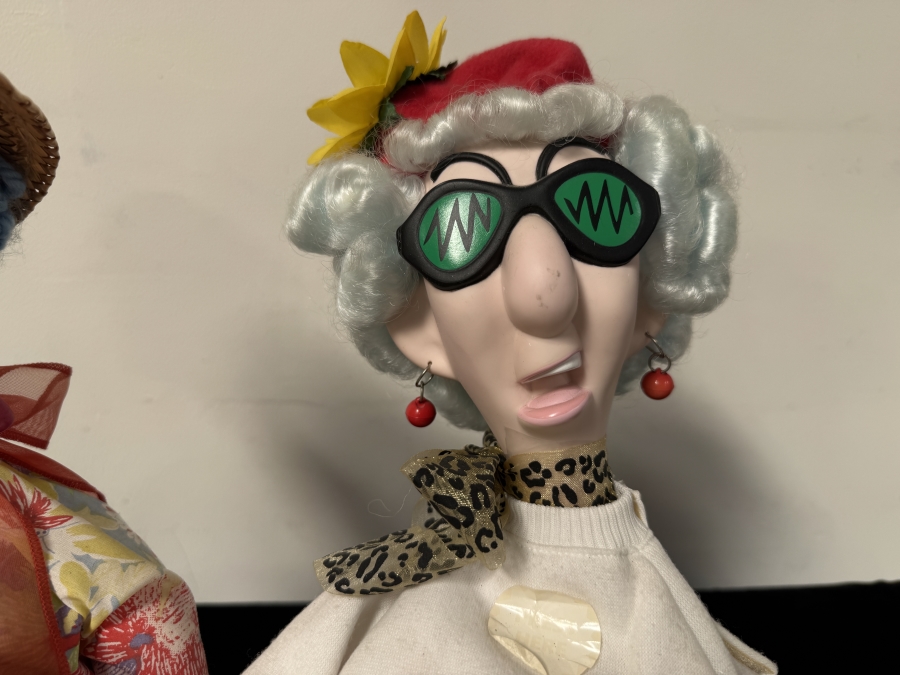 Just Added - Two Vintage Oversized Hallmark Maxine Dolls - One Talking 24'H [Photo 4]