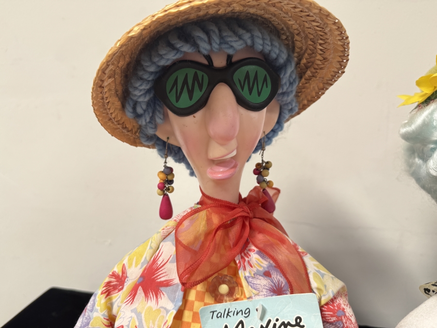Just Added - Two Vintage Oversized Hallmark Maxine Dolls - One Talking 24'H [Photo 3]