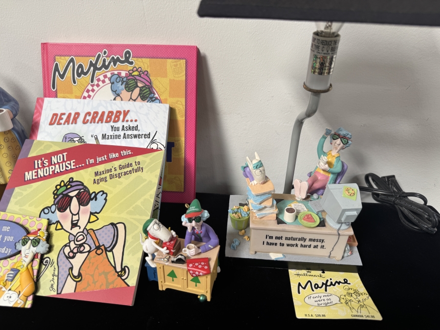 Just Added - Hallmark Maxine Collection Including Lamp, Books, Calendar, Canister and Cups [Photo 4]