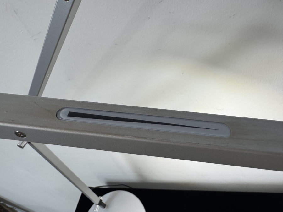 Just Added - Koncept Z-Bar Silver LED Desk Lamp with Adjustable Arm [Photo 3]