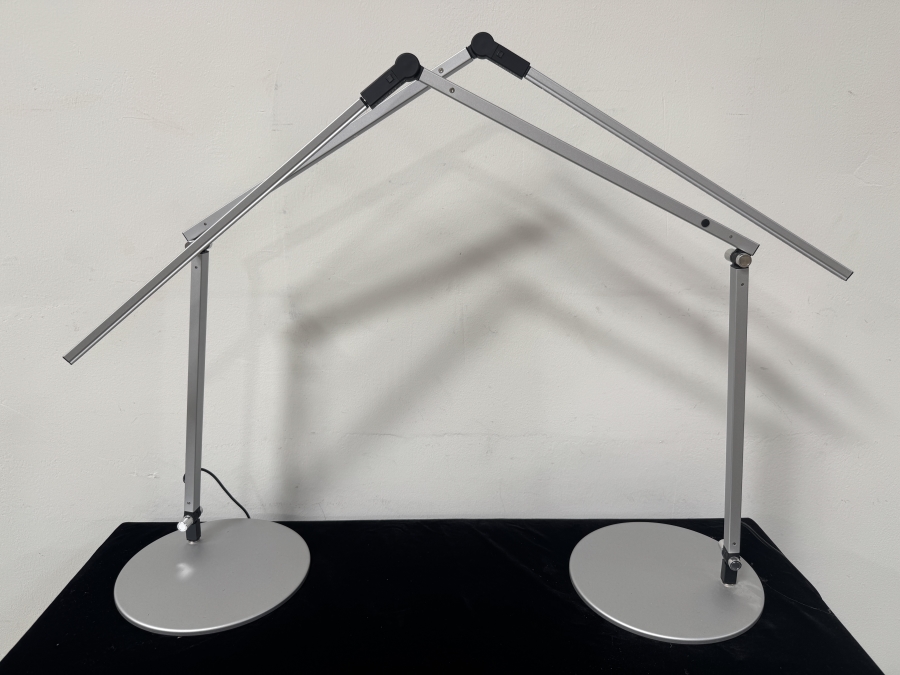 Just Added - Koncept Z-Bar Silver LED Desk Lamp with Adjustable Arm [Photo 4]