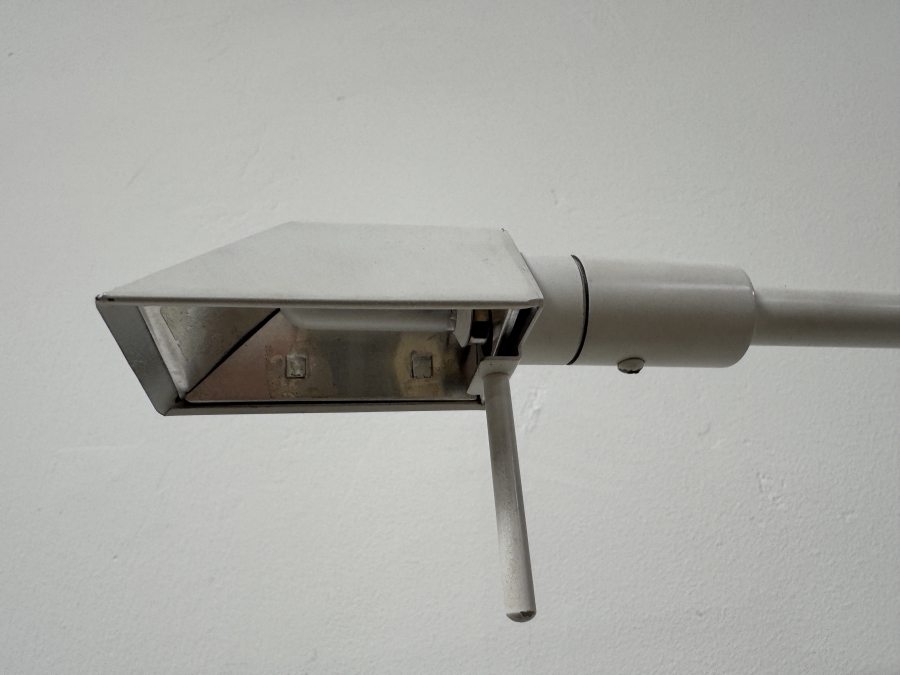 Just Added - White Halogen Desk Lamp With Adjustable Arm 39.5'H [Photo 3]