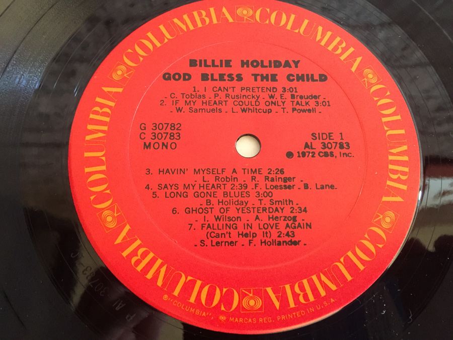 Billie Holiday ‎- God Bless The Child - Columbia ‎- G 30782 [Photo 10]