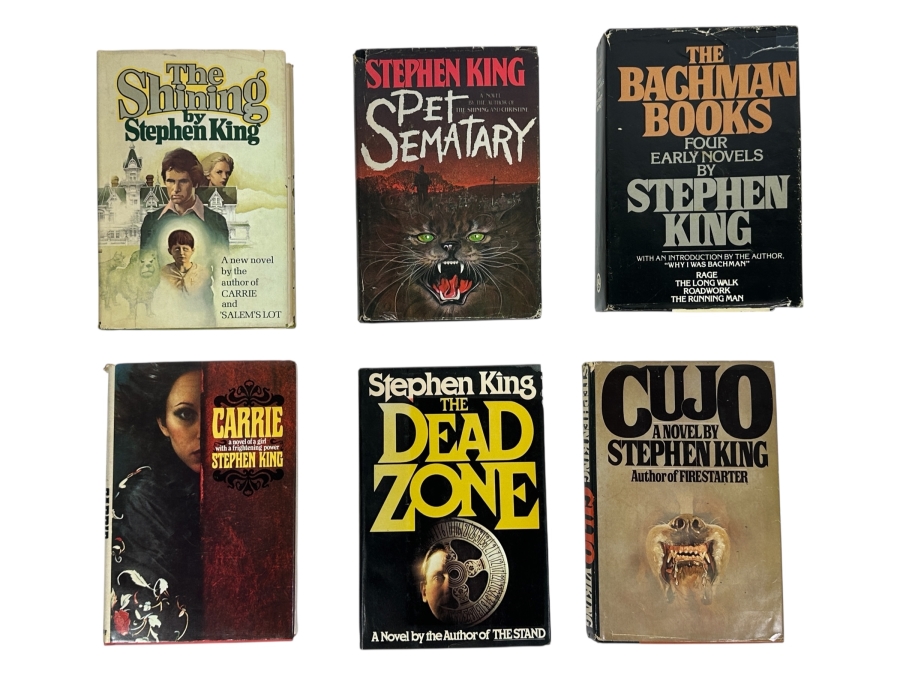 Just Added - (6) Stephen King Hardcover Books