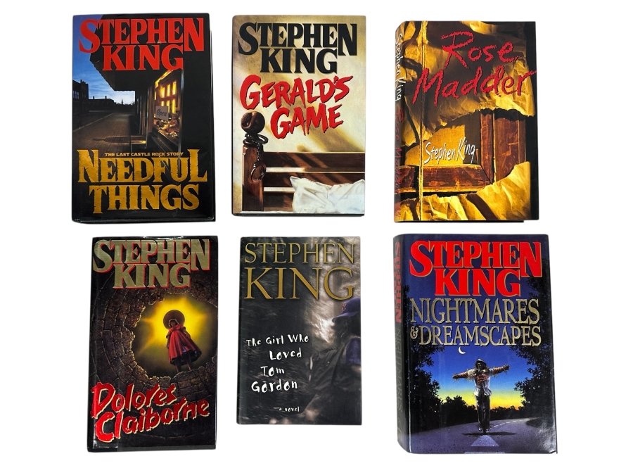 Just Added - (6) Stephen King Hardcover Books