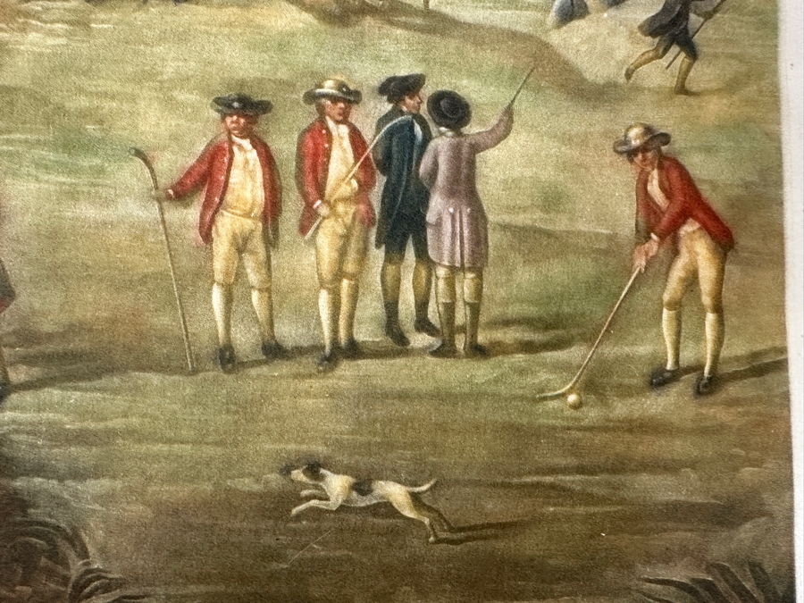 Just Added - Vintage 1962 Lawrence Josset Engraving Of David Allan's Painting William Inglis, C. 1712-1792 - Surgeon And Captain Of The Honourable Company Of Edinburgh Golfers Published By Frost & Reed (Bristol, England) Signed Lower Right 18.5 X 24 [Photo 8]