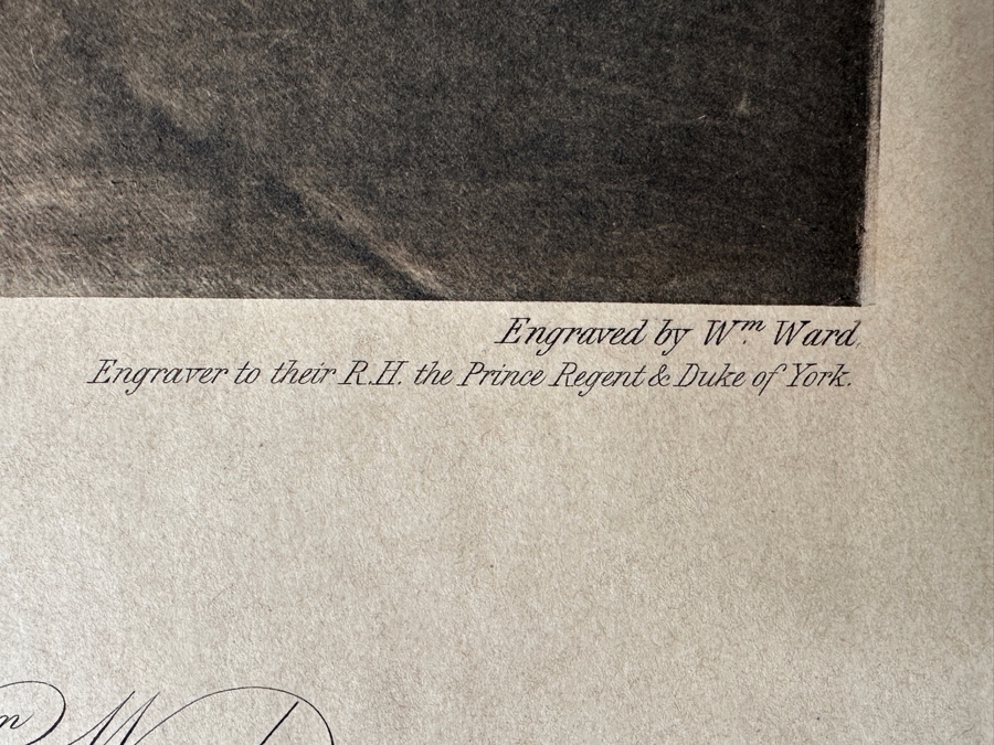 Just Added - Vintage 1812 William M. Ward Early Golf Engraving Of Lemuel Francis Abbott's Painting Henry Callender Esq - A Pioneer Of English Golf And Captain Of The Society Of Golfers At Blackheath 16 X 24 [Photo 8]