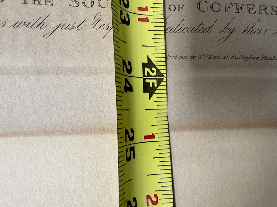 Just Added - Vintage 1812 William M. Ward Early Golf Engraving Of Lemuel Francis Abbott's Painting Henry Callender Esq - A Pioneer Of English Golf And Captain Of The Society Of Golfers At Blackheath 16 X 24 [Photo 12]