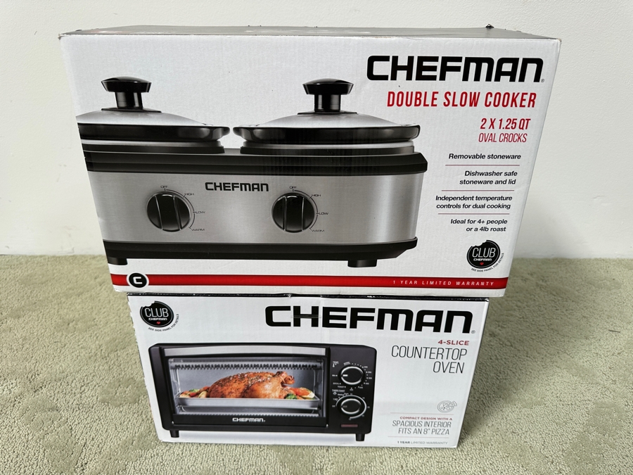 Just Added - (1) New Chefman Slow Cooker And (1) New Chefman Countertop Oven [Photo 2]