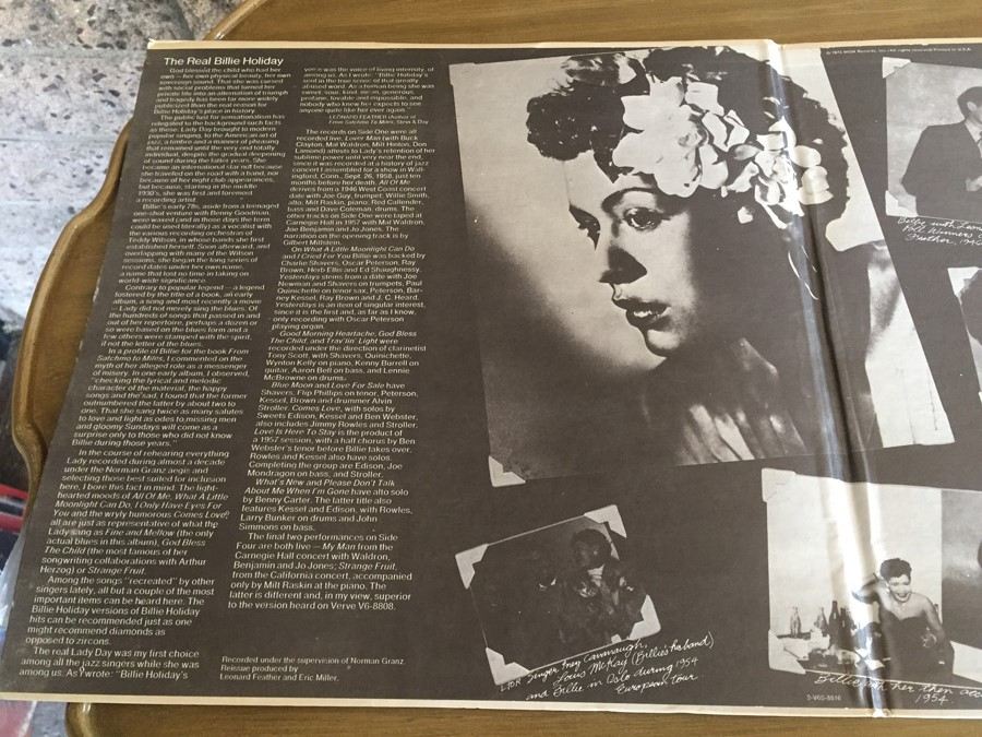 Billie Holiday ‎- History Of The Real Billie Holiday - Verve Records ‎- 2V6S-8816 [Photo 3]