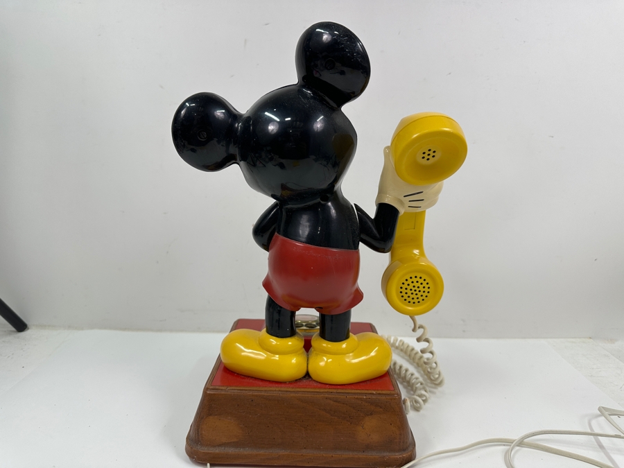 Just Added - Vintage 1976 The Mickey Mouse Phone By American Telecommunications Corporation 15'H [Photo 5]