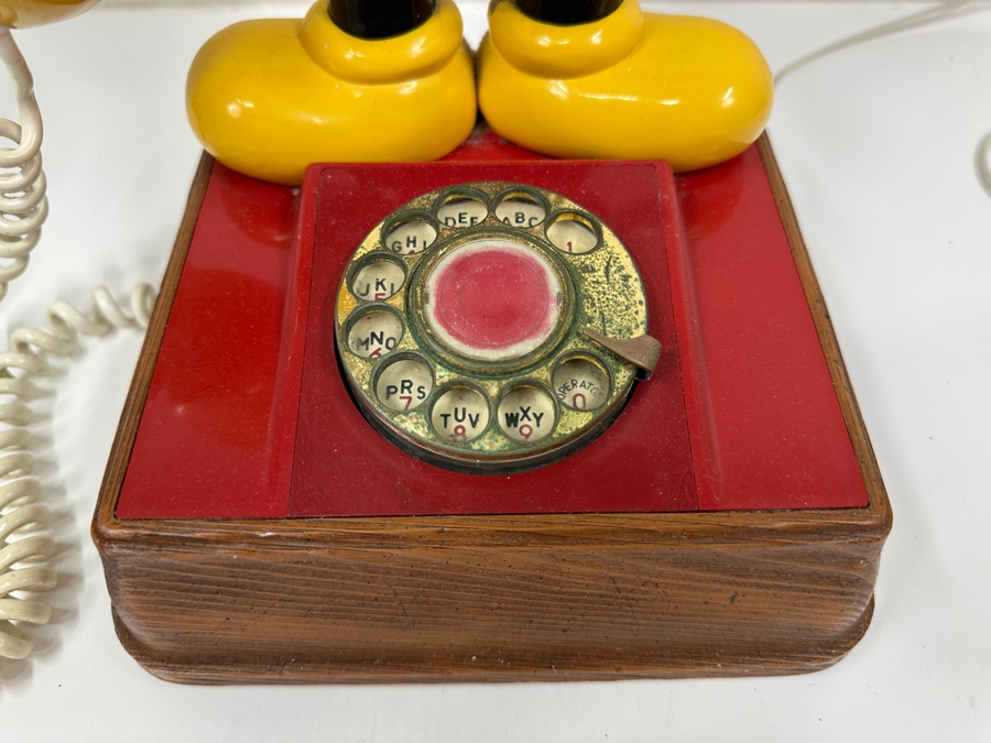 Just Added - Vintage 1976 The Mickey Mouse Phone By American Telecommunications Corporation 15'H [Photo 3]