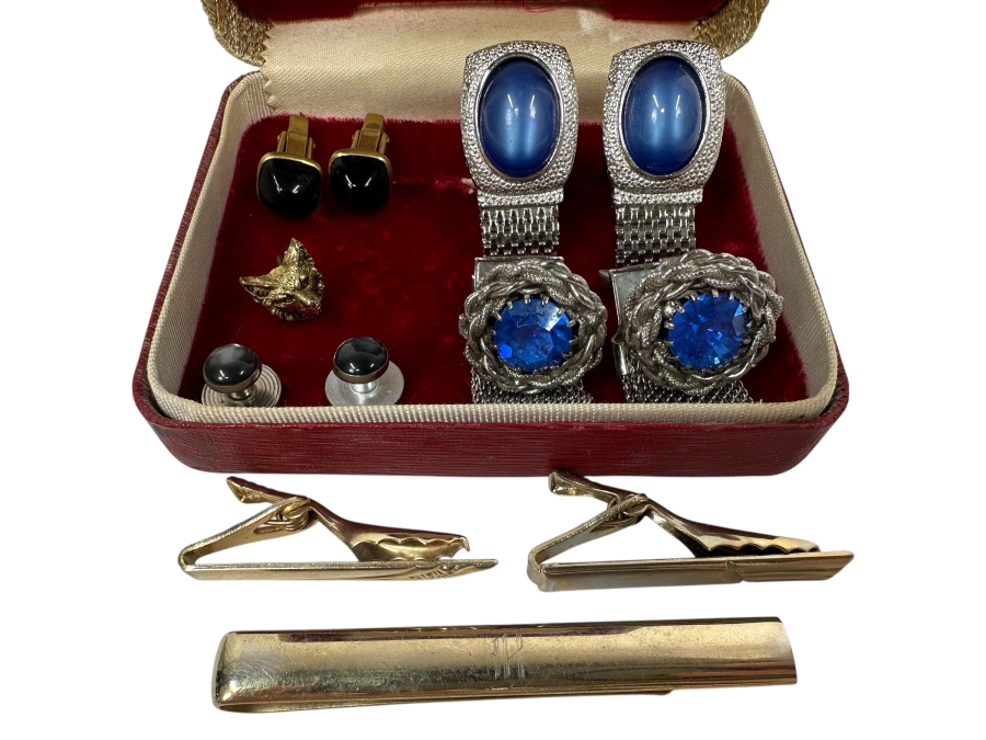 Just Added - Men's Vintage Cufflinks And Tie Clips