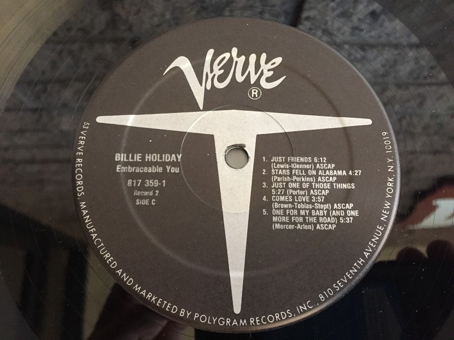 Billie Holiday ‎- Embraceable You - Verve Records ‎- 817 359-1 [Photo 10]