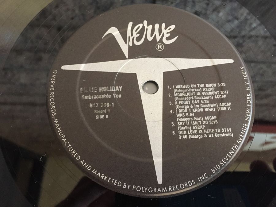 Billie Holiday ‎- Embraceable You - Verve Records ‎- 817 359-1 [Photo 6]