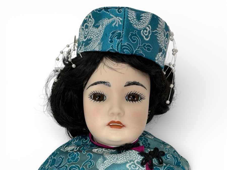 Just Added - Vintage Simon & Halbig Germany Asian Porcelain Doll 1329 19'L [Photo 3]